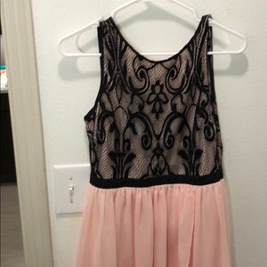 Adorable pink flowy dress